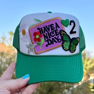 Patch trucker hat